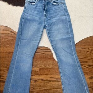 7 For All Mankind Light Blue Flare Jeans